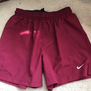 Maroon Nike Shorts